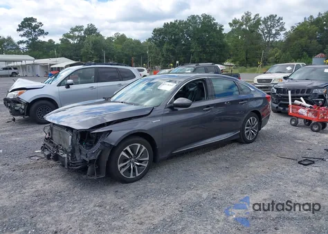 2022 Honda Accord Hybrid Ex-L из США, поврежденный, VIN 1HGCV3F51NA013555